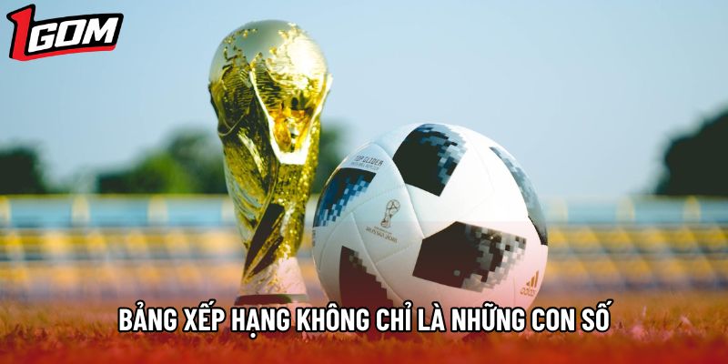 Bảng xếp hạng không chỉ là những con số Bảng xếp hạng không chỉ là những con số